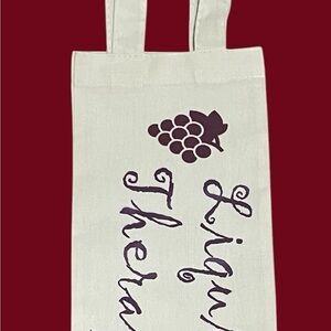 HANDCRAFTED WINE GIFT BAG HOLDS 750ML BOTTLE.  BUNDLE 2 FOR $25.
